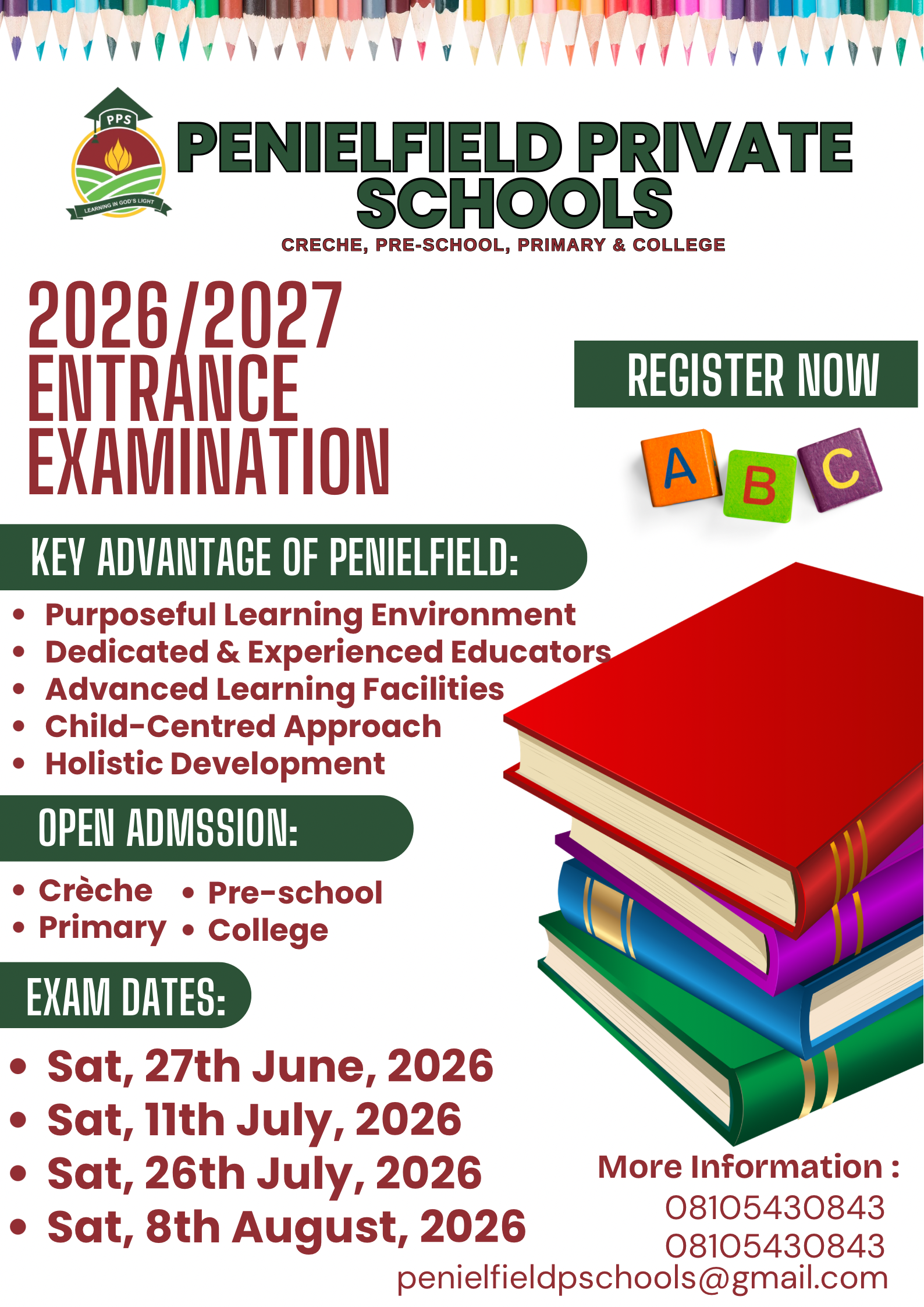 Admission Flyer